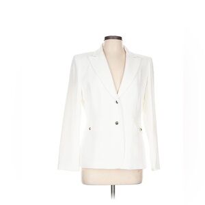 Tahari ASL Elegant Ivory Blazer